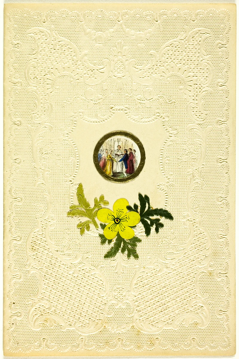 Untitled Valentine (Wedding Scene) by Unknown Artist, other, 1835-1845