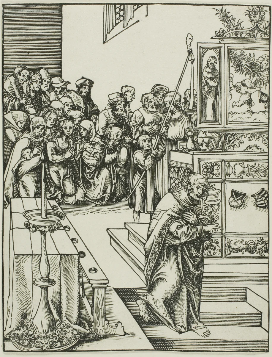 Saint John, from The Martyrdom of the Apostles by Lucas Cranach the Elder, print, 1507-1517