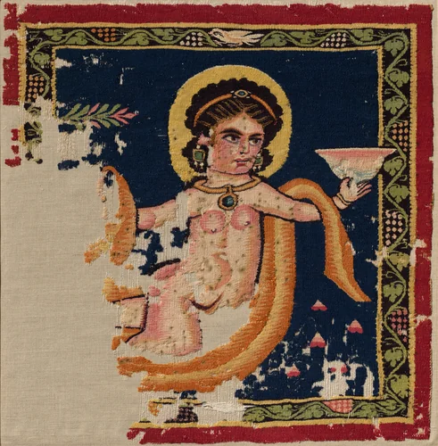 Nereid (Sea-Nymph) from a Hanging by Unknown, textile, 375-499