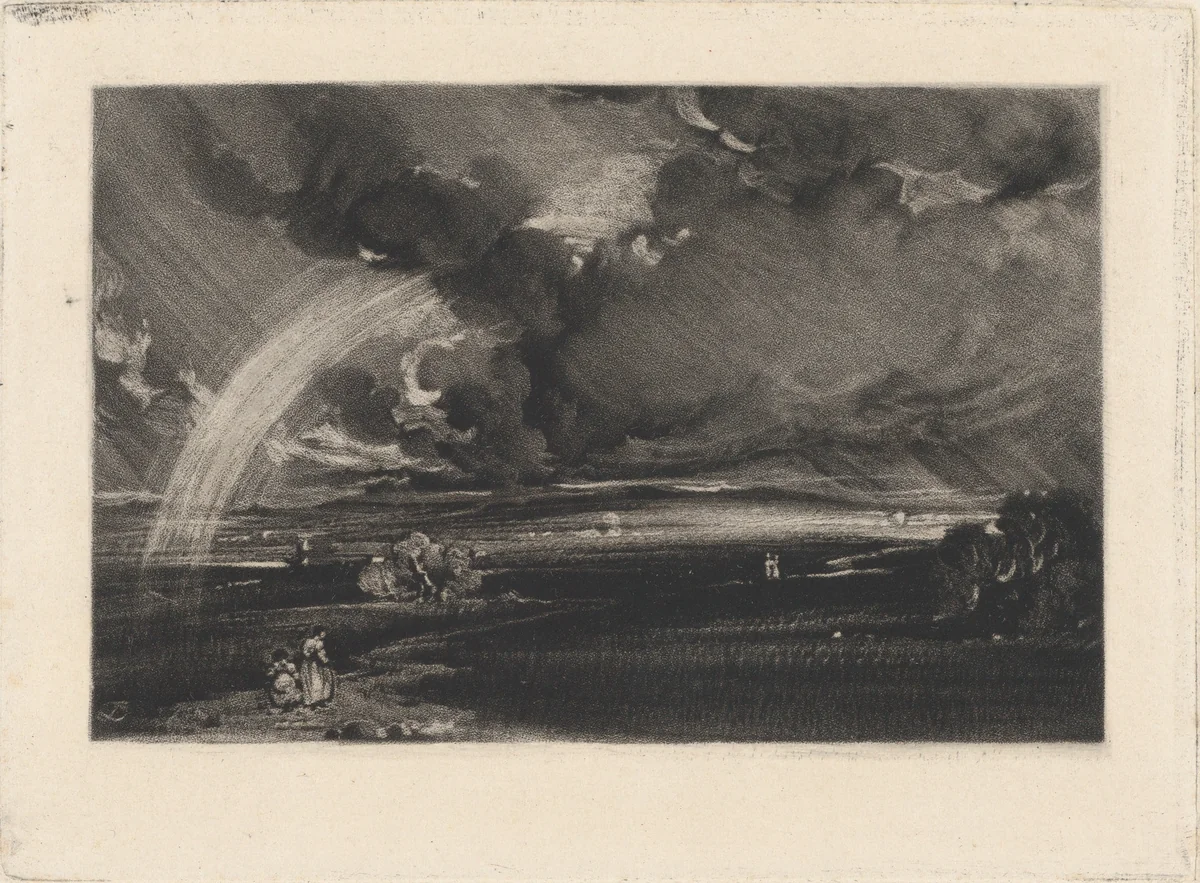 Departing Storm by David Lucas, print, 1829