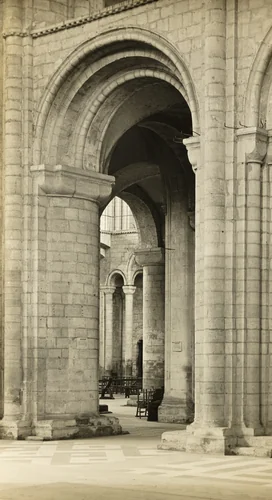 Ely Cathedral: Nave into North Transept by Frederick Evans, photograph, 1891