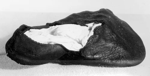 Bear's Paw Shoe by England, textile, 1501-1600