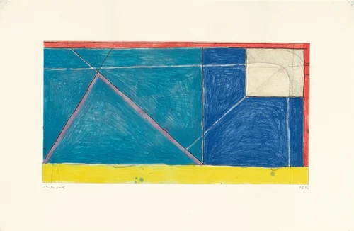 Red-Yellow-Blue by Richard Diebenkorn, print, 1986