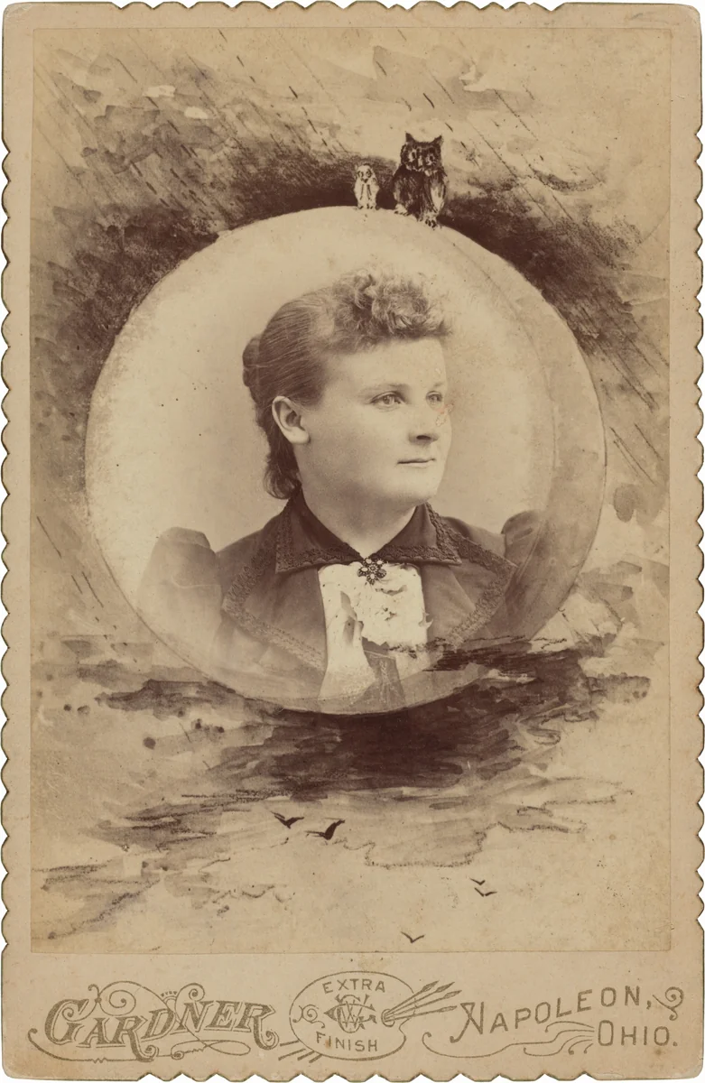 Portrait of a Woman by Gardner Studio, photograph, 1890-1899