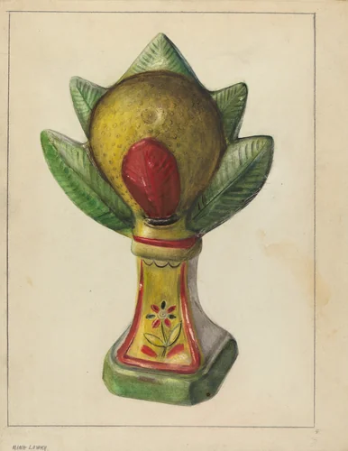Chalkware by Mina Lowry, index of american design, 1935-1942