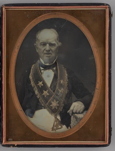 Untitled (Freemason) by Boston School, other, 1855