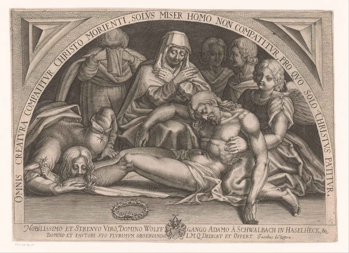 Bewening by Unknown, print, 1550-1649