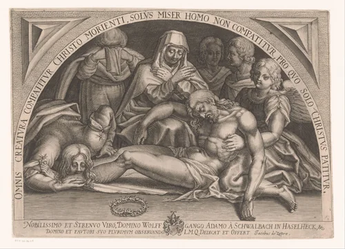 Bewening by Unknown, print, 1550-1649