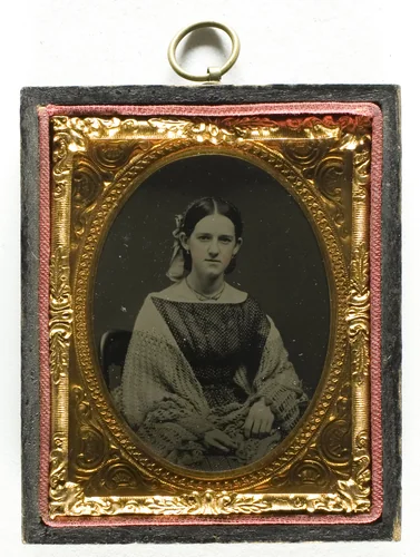 Untitled (Portrait of Seated Woman) by Artist Unknown, photograph, 1853-1899