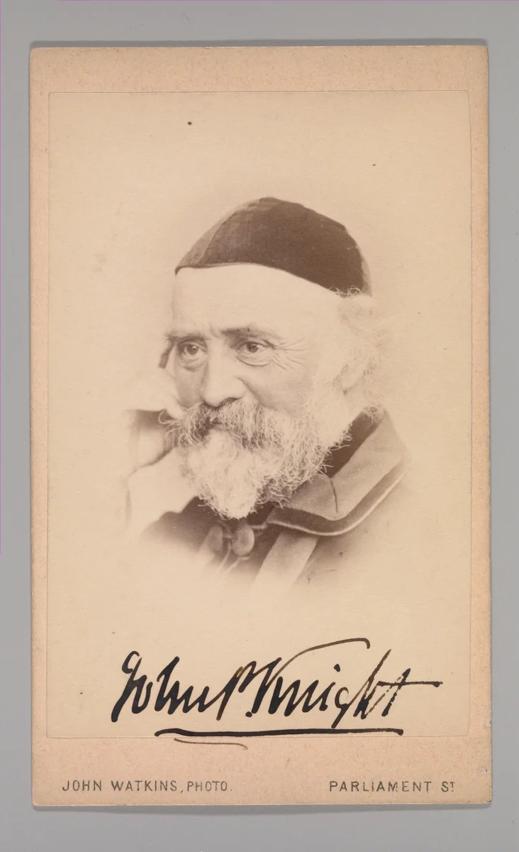 [John Prescott Knight] by John and Charles Watkins, photograph, 1860-1869