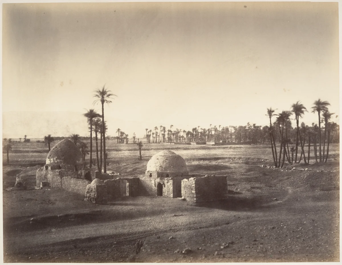 Vue de la Plaine de Thèbes prise du temple de Karnac by Gustave Le Gray, photograph, 1867