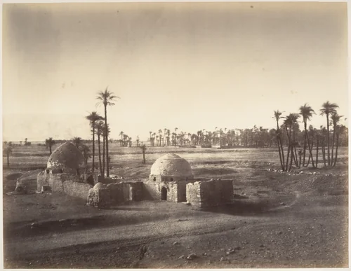 Vue de la Plaine de Thèbes prise du temple de Karnac by Gustave Le Gray, photograph, 1867