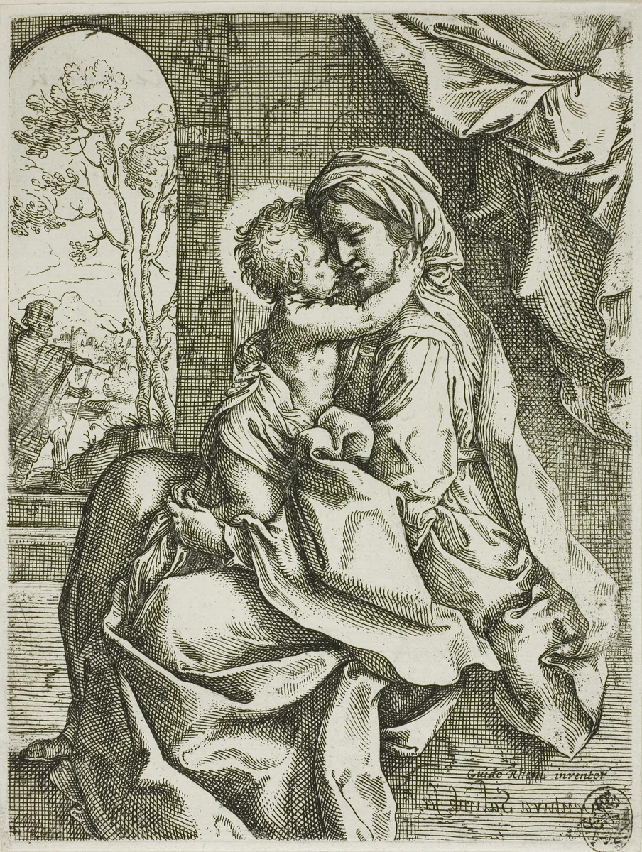 Madonna and Child with Saint Joseph by Ventura Salimbeni
Guido Reni, print, 1587-1613