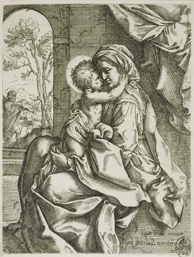 Madonna and Child with Saint Joseph by Ventura Salimbeni
Guido Reni, print, 1587-1613