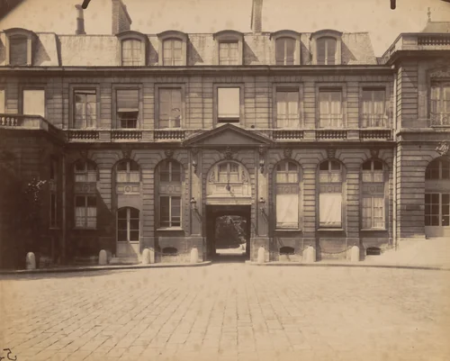 Hôtel de Roquelaure. Boulevard Saint-Germain 246 by Eugène Atget, photograph, 1905