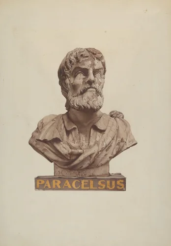 Bust of Paracelsus by Joseph Goldberg, index of american design, 1938