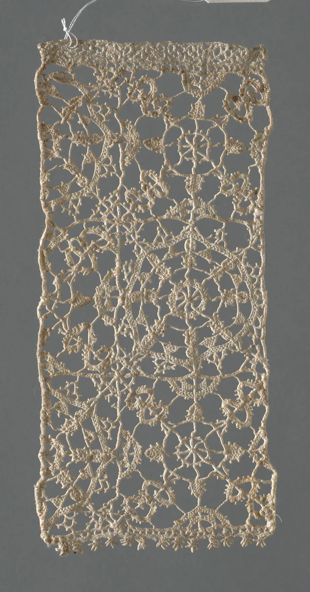 Fragment (Border) by Italy, textile, 1601-1625