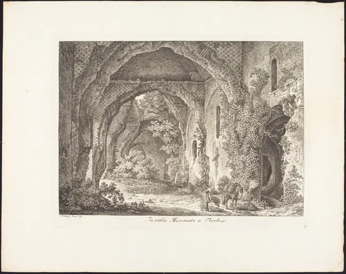 In Villa Mecenate by Johann Christian Reinhart, portfolio, 1792