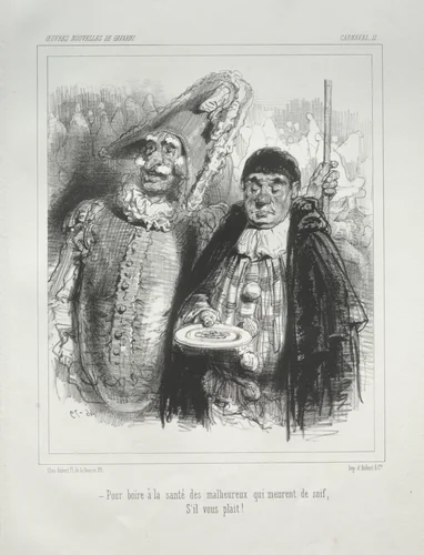 Carnaval by Paul Gavarni, print, 1824-1847