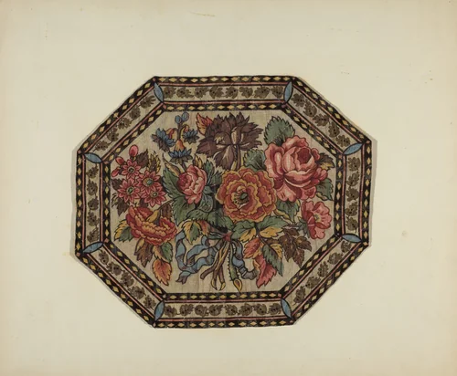 Printed Textile by Bessie Forman; Sylvia Dezon, index of american design, 1940