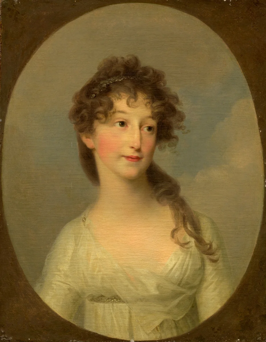 Possibly Franciska Krasinska, Duchess of Courland by Angelica Kauffmann, painting, 1790