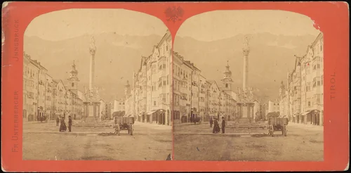 [Group of 5 Stereograph Views of Austria] by Franz Richard Unterberger, photograph, 1870-1919