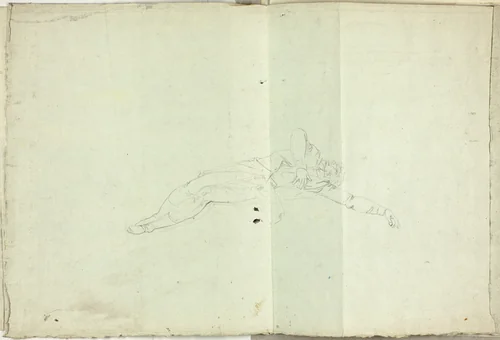 Young Man Dancing by Pierre Antoine Mongin, drawing, 1781-1827