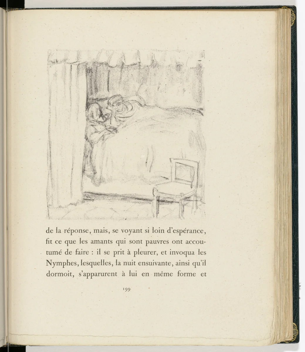 In-text plate (page 199) from Daphnis et Chloé by Pierre Bonnard, illustrated book, 1902