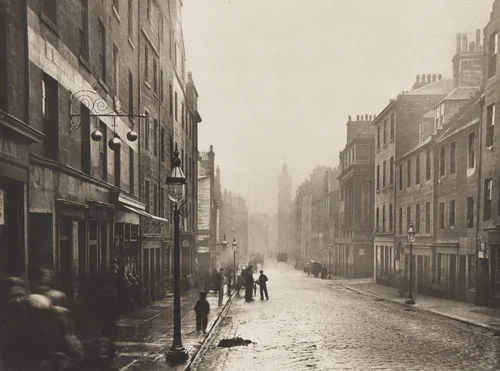 High Street from College Open by Thomas Annan, photograph, 1868