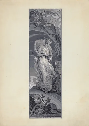 Wall Paper by M. Rosenshield-von-Paulin, index of american design, 1937