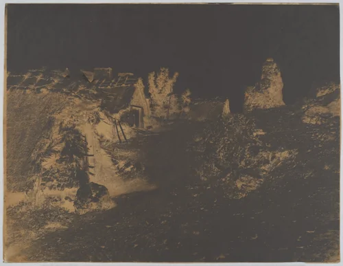 Village de Murols by Edouard Baldus, photograph, 1854