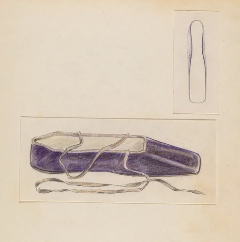 Slipper by Melita Hofmann, index of american design, 1936