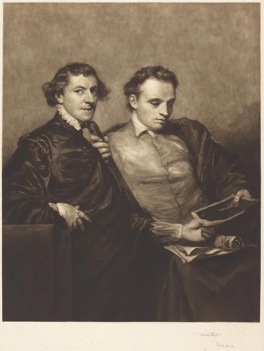 Portrait of Two Gentlemen by Frank Short
Sir Joshua Reynolds, print, 1905