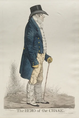 The Hero of the Chase by Richard Dighton, print, 1819