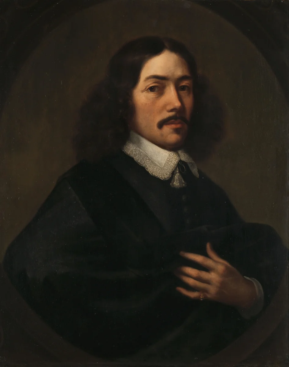 Portrait of a Man, thought to be Bartholomeus Vermuyden (1616/17-1650) by Dirck Craey, painting, 1650
