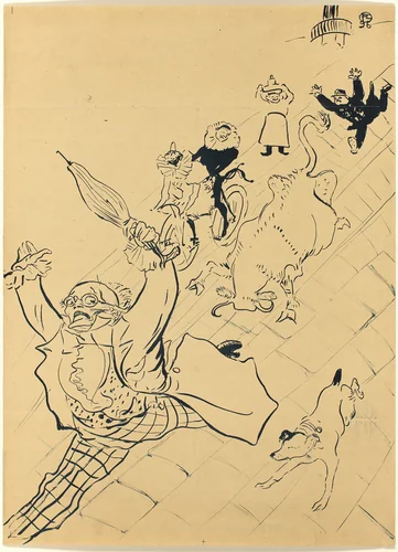 La vache enragée by Henri de Toulouse-Lautrec, print, 1896