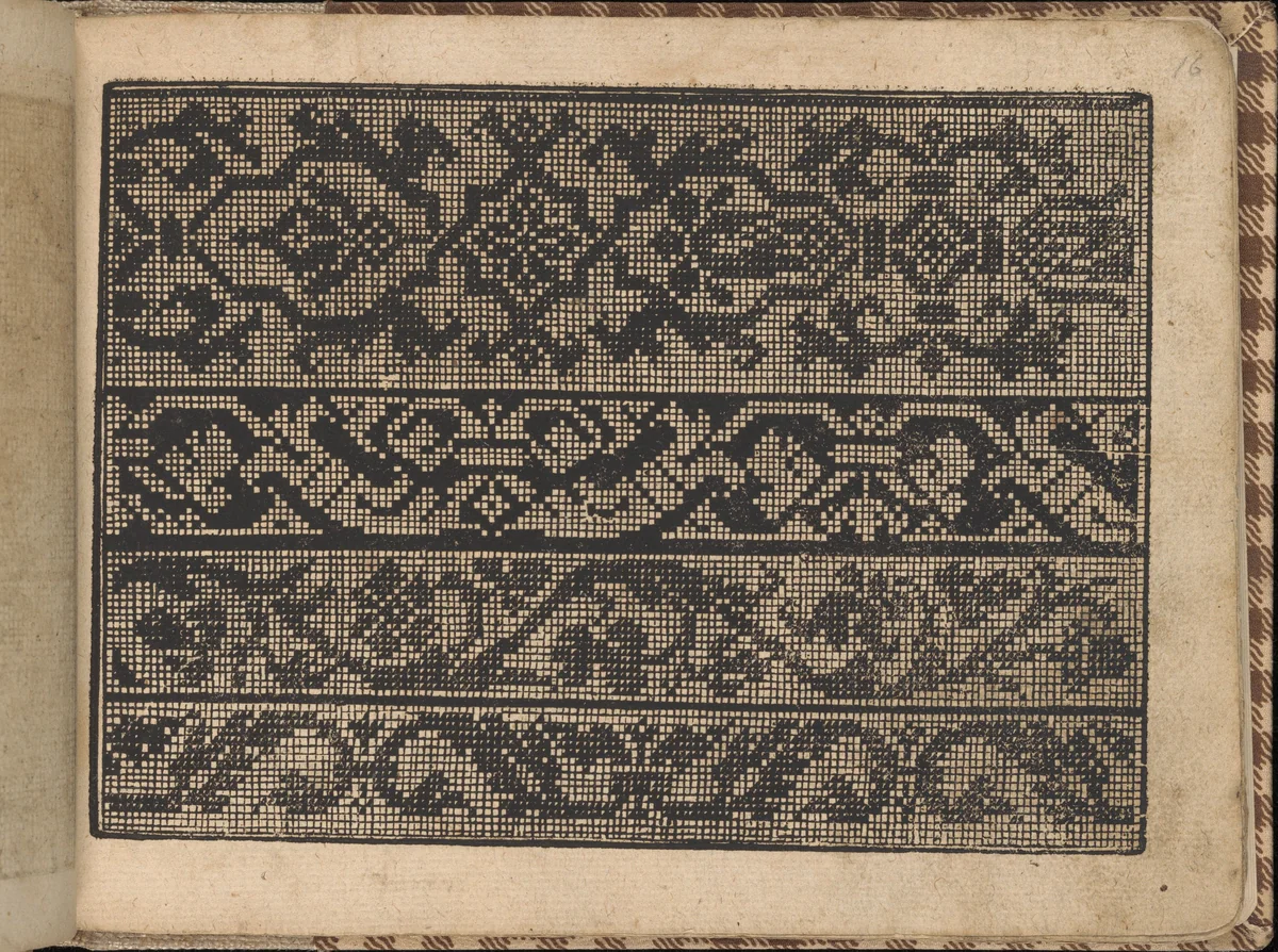 New Künstlichs Modelbuch (Page 16 recto) by Bernhard Jobin, book, 1600