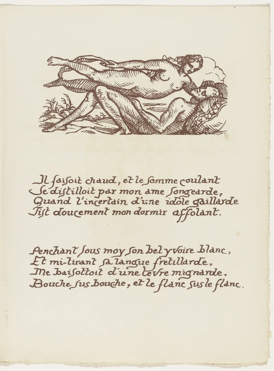 Headpiece (folio 69) from Les Amours (The Loves) by Émile Bernard, illustrated book, 1915