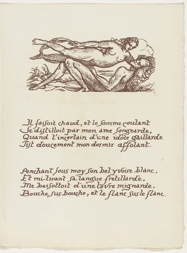 Headpiece (folio 69) from Les Amours (The Loves) by Émile Bernard, illustrated book, 1915