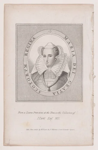 Mary, Queen of Scots by Jean Rabel, print, 1803