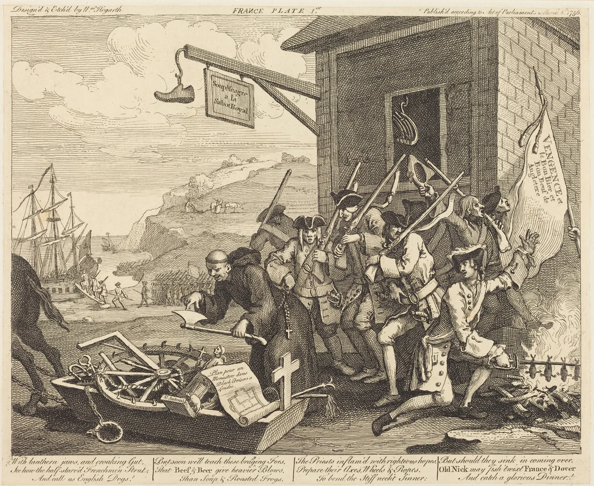 France by William Hogarth, print, 1756