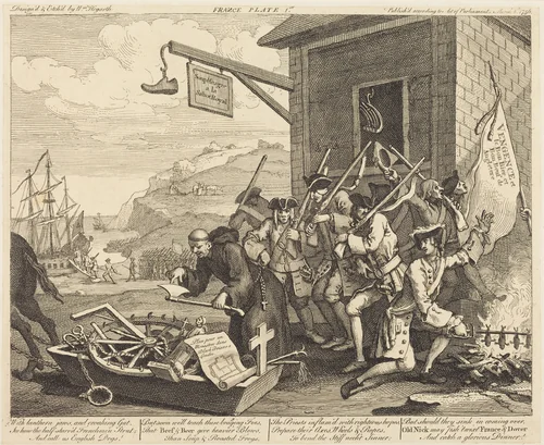 France by William Hogarth, print, 1756