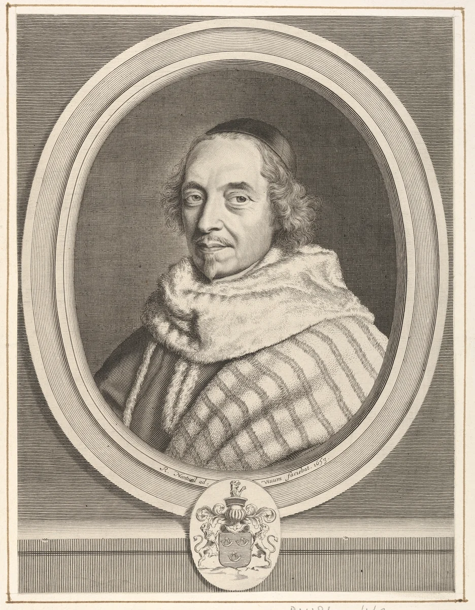 François-Théodore de Nesmond by Robert Nanteuil, print, 1653