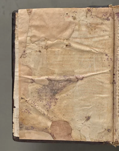 Text, folio 2 (verso), from a Gospel Book with Commentaries by Unknown, book, 1000-1100