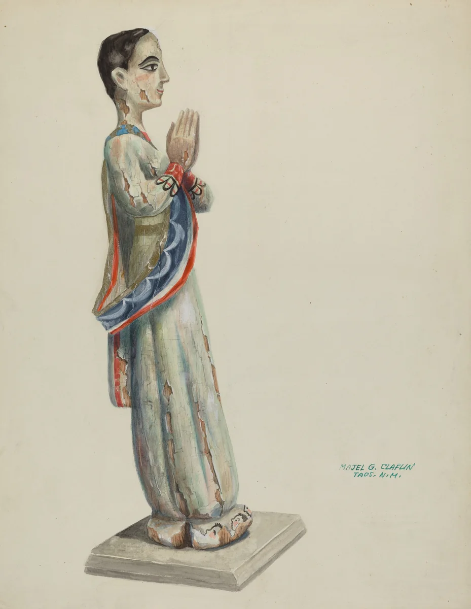 Immaculate Conception by Majel G. Claflin, index of american design, 1935-1942