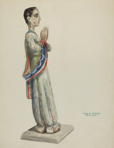 Immaculate Conception by Majel G. Claflin, index of american design, 1935-1942