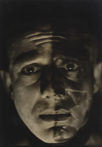 Warriorlike Face by Otto Umbehr, photograph, 1926