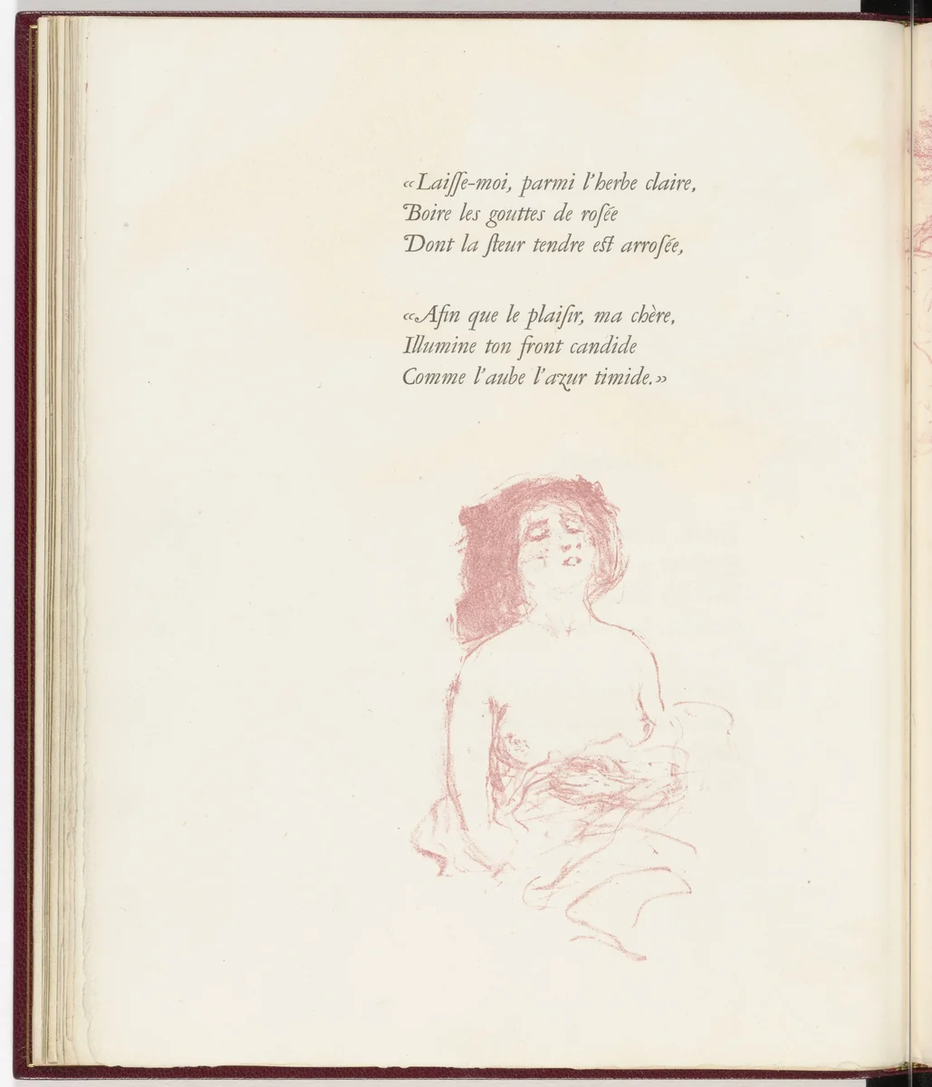 In-text plate (page 16) from Parallèlement (In Parallel) by Pierre Bonnard, illustrated book, 1900