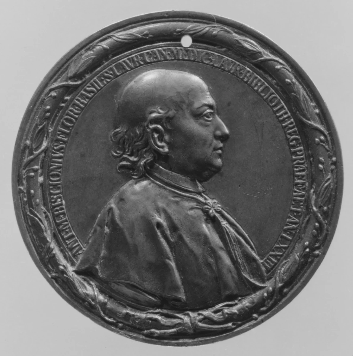 Antonio Maria Biscioni (1674–1756) by Lorenzo Maria Weber, metalwork, 1747