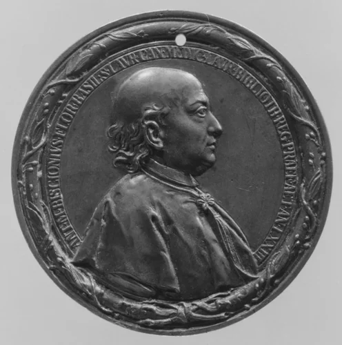Antonio Maria Biscioni (1674–1756) by Lorenzo Maria Weber, metalwork, 1747